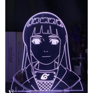 Luminária em Acrílico Naruto 19 Hinata